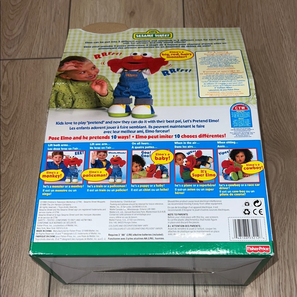 Vintage 1999 Let's Pretend Elmo - Picture 3 of 9
